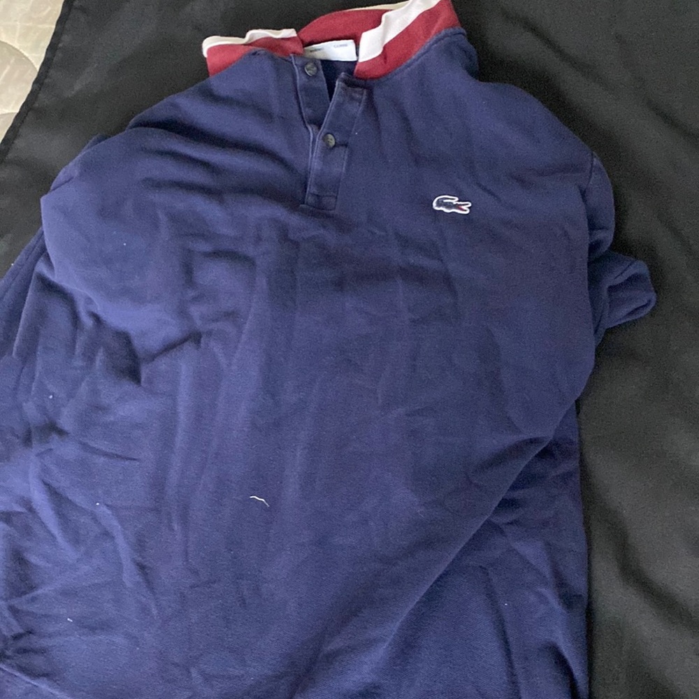 Polo Style Blue Long Sleeve